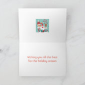 Kerstpret Kaart (Binnen)