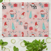 Kerstpret Theedoek (Gevouwen)