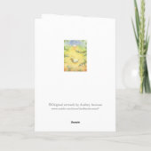 Kerstpriester Jezus met Adoring Doves Kaart (Achterkant)