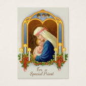 Kerstprijs Spirituele Bouquet Heilige Kaarten Visitekaartje (Voorkant)