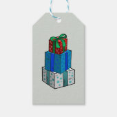 kerstprijzen op een cadeauLabel (Voorkant)