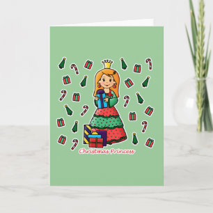 kerstprinses feestdagen kaart