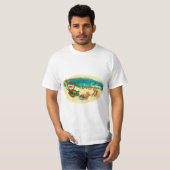 kerstprint t-shirt (Voorkant volledig)