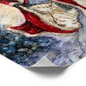 kerstprintgeest poster (Hoek)