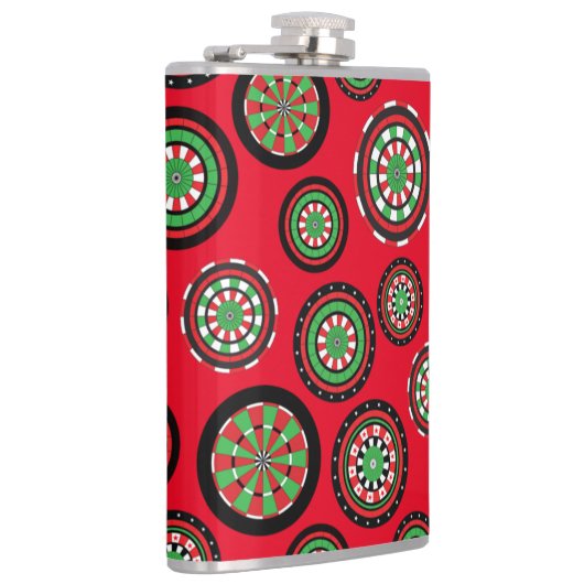 kerstprintplaten heupfles (Rechts)