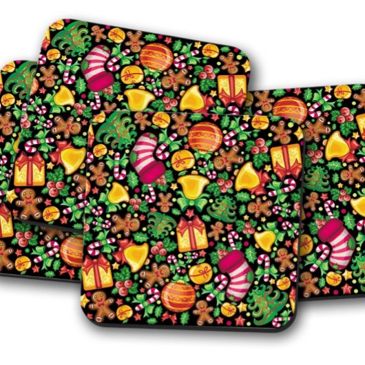 Kerstpublicee | kerstkurk Onderzetter set