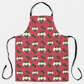 Kerstpudding 2 Groot Schort (Voorkant)