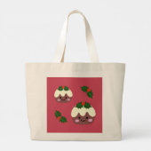 Kerstpudding 2 grote tote bag (Achterkant)