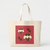 Kerstpudding 2 grote tote bag (Voorkant)