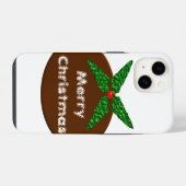 Kerstpudding Aanpasbaar iPhone Hoesje (Achterkant horizontaal)
