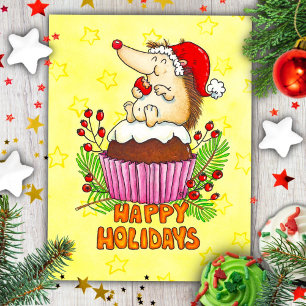 kerstpudding briefkaart