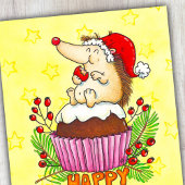 kerstpudding briefkaart