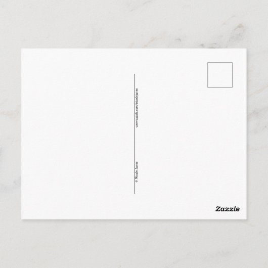 kerstpudding briefkaart (Achterkant)