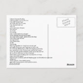 kerstpudding briefkaart (Achterkant)