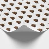 kerstpudding cadeaupapier (Hoek)