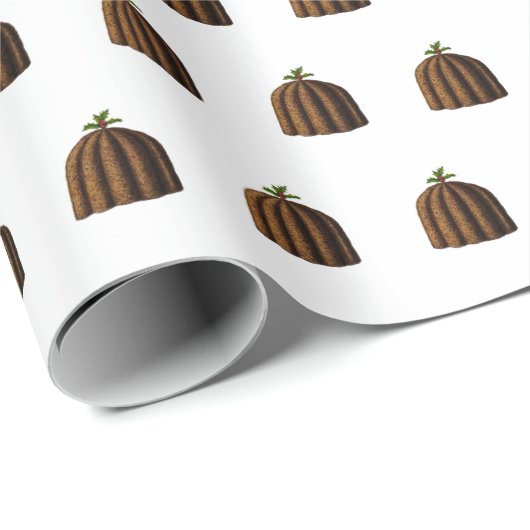 kerstpudding cadeaupapier (Rol Hoek)
