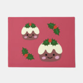 Kerstpudding Deurmat (Voorkant)