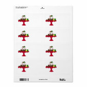 kerstpudding etiket (Full Sheet)