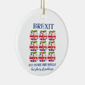 kerstpudding | EU-aansluiting | BREXIT Keramisch Ornament (Rechts)