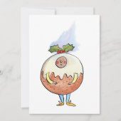 kerstpudding kaart (Voorkant)