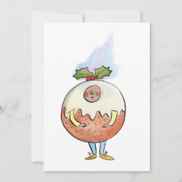 kerstpudding kaart