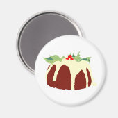 kerstpudding magneet (Voorkant / Achterkant)