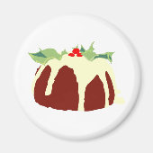 kerstpudding magneet (Voorkant)