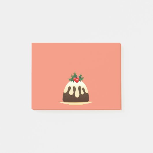 kerstpudding post-it® notes (Voorkant)