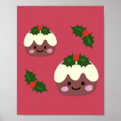 Kerstpudding Poster (Voorkant)