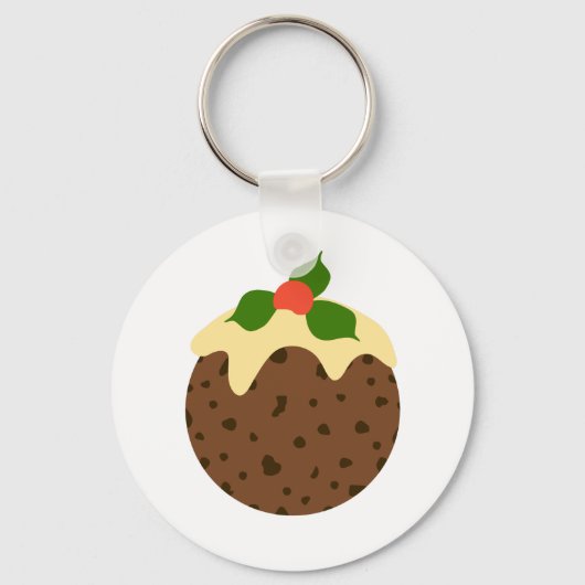kerstpudding sleutelhanger (Voorkant)