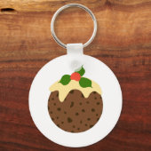 kerstpudding sleutelhanger (Voorkant)