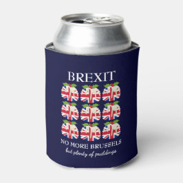 kerstpudding | Union Jack Blue | BREXIT Blikjeskoeler