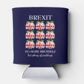 kerstpudding | Union Jack Blue | BREXIT Blikjeskoeler (Achterkant)