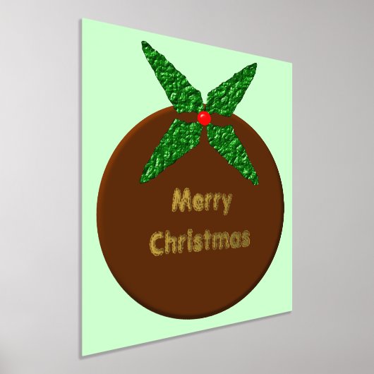 Kerstpuddingtraditie Folie Afdrukken (Laagn)