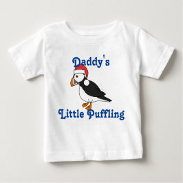 KerstPuffin met Red Santa Hat