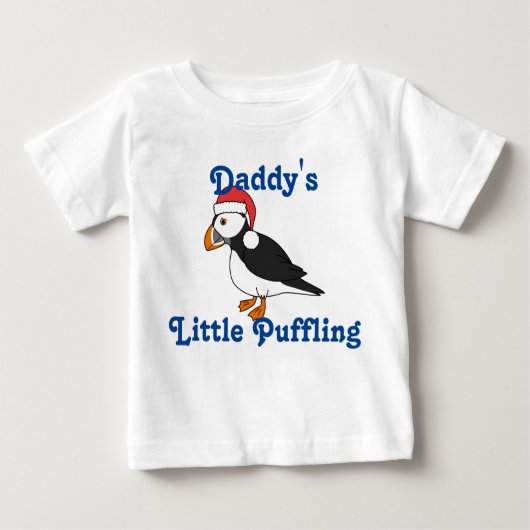 KerstPuffin met Red Santa Hat (Voorkant)