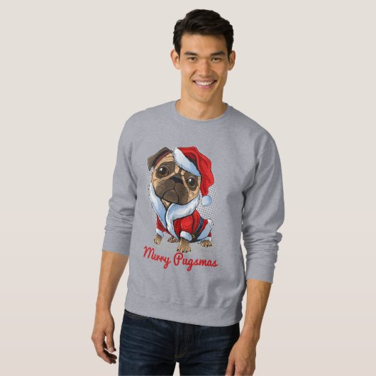Kerstpug Trui (Voorkant volledig)