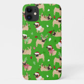 Kerstpugs Green Case-Mate iPhone Case (Achterkant)