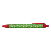 Kerstpugs Green Zwarte Inkt Pen (Bovenkant)