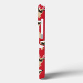 Kerstpugs Red Case-Mate iPhone Case (Achterkant / Links)