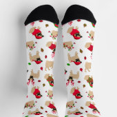 Kerstpugs White Sokken (Top)