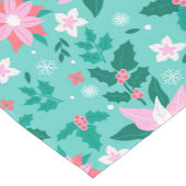 kerstpunsettia korte tafelloper (Hoek)