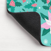 kerstpunsettia-modelbagage muismat (Hoek)