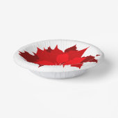 Kerstpunsettia rood en wit bord (Gebogen)