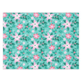 kerstpunsettia tafelkleed (Voorkant (Horizontaal))