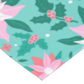 kerstpunsettia tafelkleed (Gekanteld)