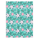 kerstpunsettia tafelkleed (Voorkant)