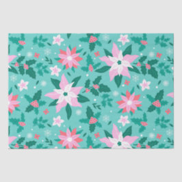 kerstpunsettia tissuepapier