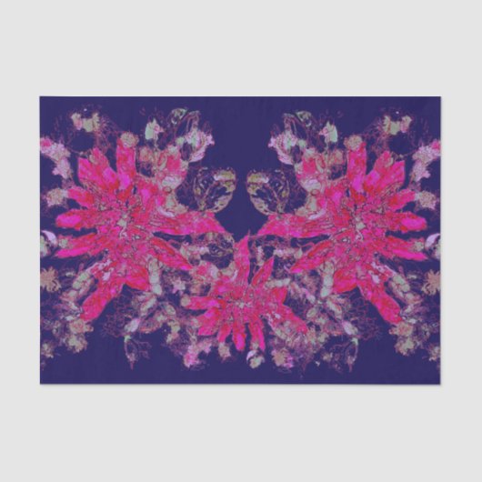 kerstpunsettia tissuepapier (Voorkant)