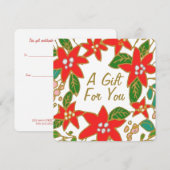 kerstpuntencadeau (Voorkant / Achterkant)